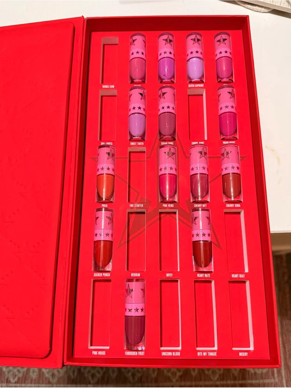 Jeffree Star Blood Sugar PARTIAL Vault